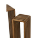Set Van 2 bijzettafel kubus gerecycleerd teak naturel-Bijzettafels-J-Line