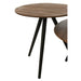 Set Van 4 bijzettafel rond gerecycleerd teak naturel-Bijzettafels-J-Line