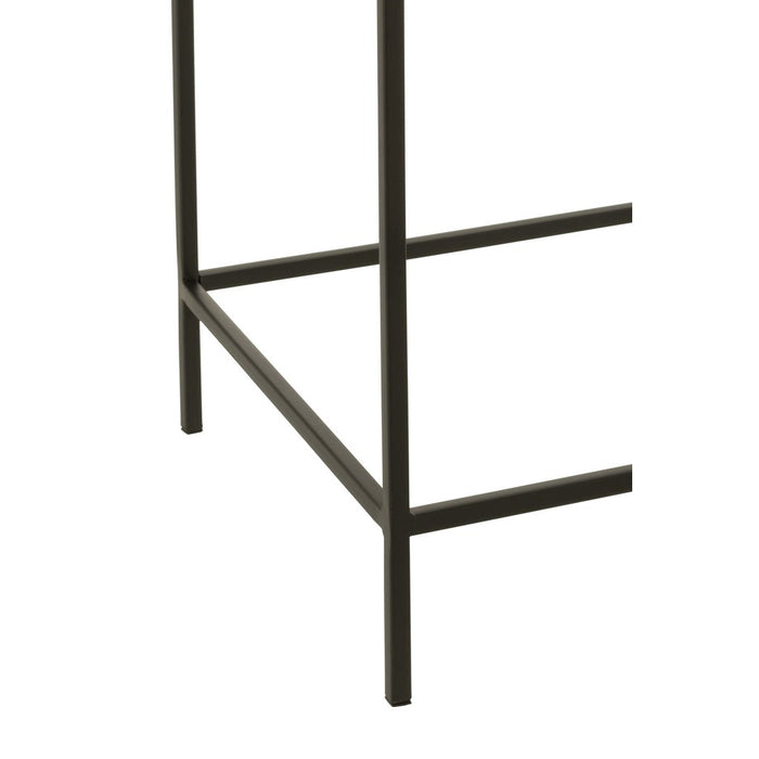 Set Van twee bijzettafel hoog brons/zwart-Bijzettafels-J-Line