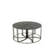 Set Van zes tafels tornado zwart metaal/mdf/glas-Bijzettafels-J-Line