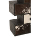 Shelf Cow Mango Hout | Fur Zwart | Wit-Vakkenkasten-J-Line