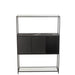 Shelf Rectangle Metaal | Glass Zwart-Vakkenkasten-J-Line