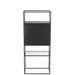 Shelf Rectangle Metaal | Glass Zwart-Vakkenkasten-J-Line