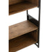 Shelf Rustik Recycled Hout | Metaal Zwart | Natuurlijk Small-Vakkenkasten-J-Line