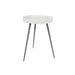 Side Table Karrara | White | Marble | 33x33x45-Bijzettafels-Creating Home