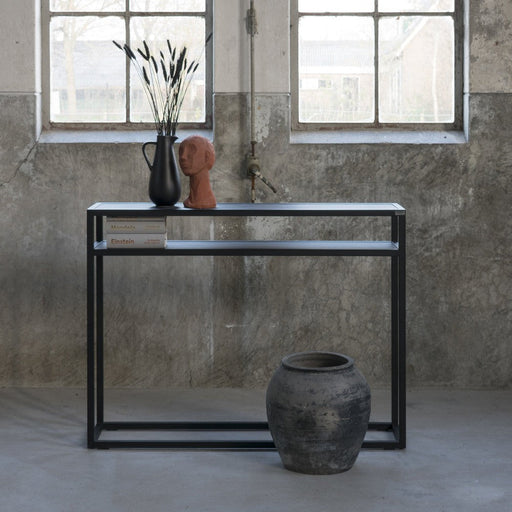 Side table DANIËL 120 Staal Zwart 120x30x90cm Spinder Design-Bijzettafels-Spinder
