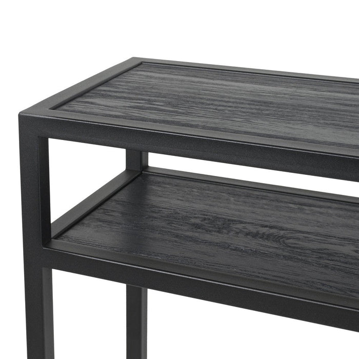 Side table DANIËL 120 Staal Zwart 120x30x90cm Spinder Design-Bijzettafels-Spinder