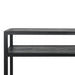 Side table DANIËL 120 Staal Zwart 120x30x90cm Spinder Design-Bijzettafels-Spinder