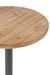 Sidetable Bar Round Metal/Wood Brown-Bijzettafels-J-Line