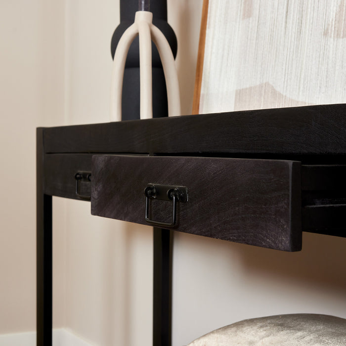 Sidetable Boaz Black | 120 cm-Consoletafels-Starfurn