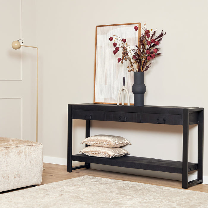 Sidetable Boaz Black | 150 cm-Consoletafels-Starfurn