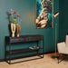 Sidetable Denver Black | 2 lades-Consoletafels-Starfurn