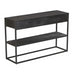 Sidetable Denver Black | 2 lades-Consoletafels-Starfurn