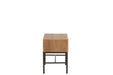 Sidetable On Base Wood/Metal Natural-Bijzettafels-J-Line