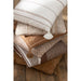 Sierkussen Bruin Leer 45 cm - Leer(65%),polyester(35%) - 36625-Decoratief kussen-J-Line