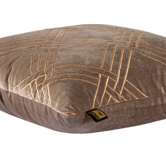Sierkussen Cerine Stof Bruin 3x45 cm-Kussens-PTMD