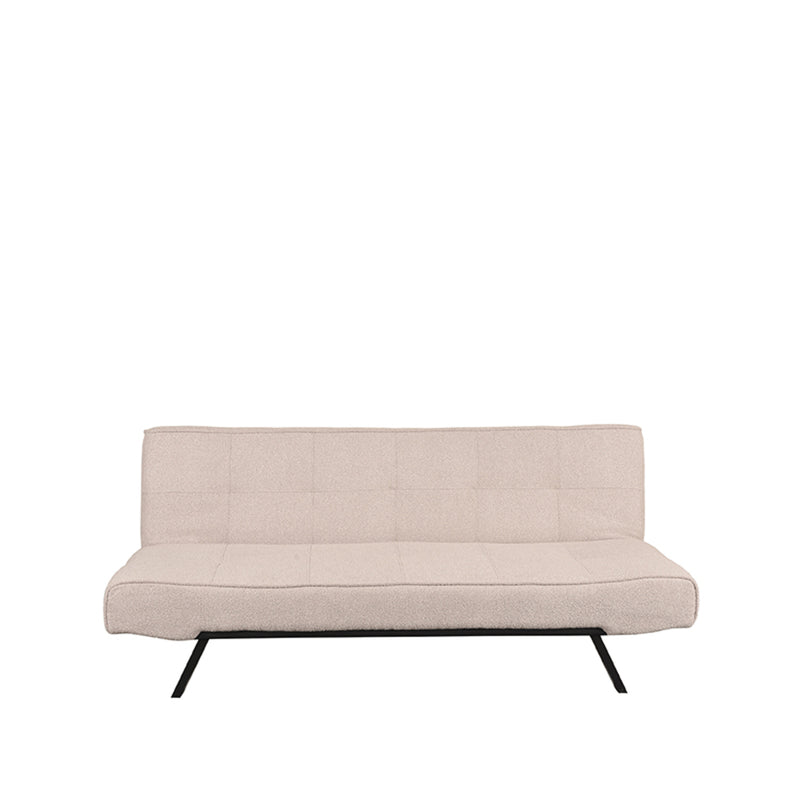 Slaapbank King Naturel Boucle King | Zwarte Poot 181x85x82 cm-Slaapbanken-LABEL51