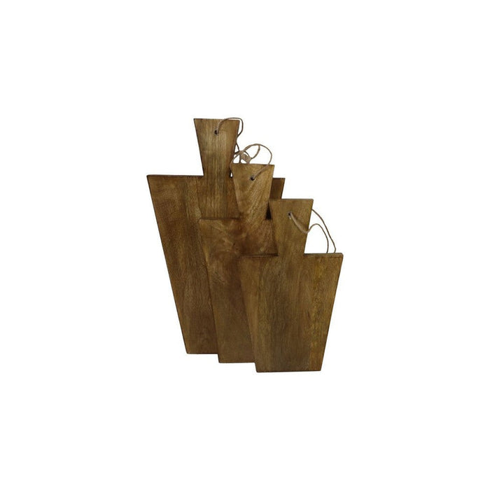 Snijplanken - Naturel - Mangohout - Set van 3-Keukenaccessoire-HSM Collection