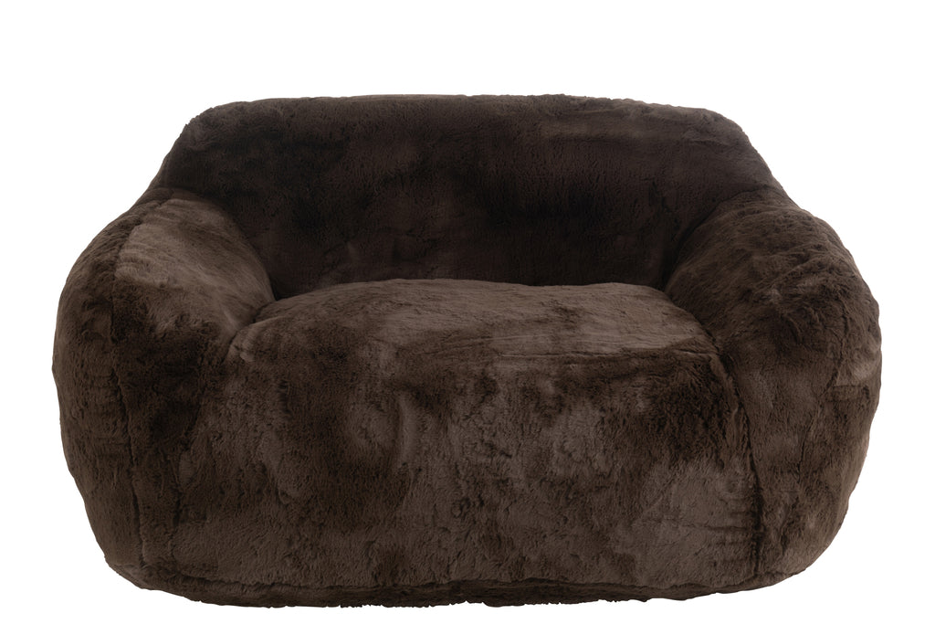 Sofa Cutie Polyester Brown Large-2-Zitsbanken-J-Line