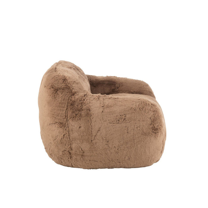 Sofa Cutie polyester taupe small-Fauteuils-J-Line