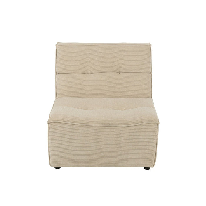 Sofa Grid populierenhout/schuim beige-1-Zitsbanken-J-Line