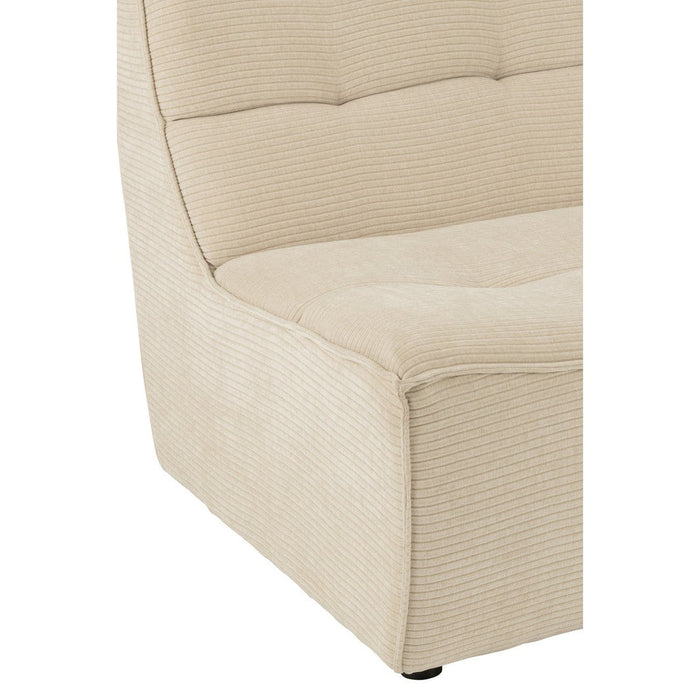 Sofa Grid populierenhout/schuim beige-1-Zitsbanken-J-Line