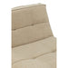 Sofa Grid populierenhout/schuim donker beige-1-Zitsbanken-J-Line