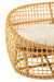 Sofa Lise+Cushion 2 Person Rattan/Textile Natural/White-2-Zitsbanken-J-Line