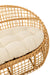 Sofa Lise+Cushion 2 Person Rattan/Textile Natural/White-2-Zitsbanken-J-Line