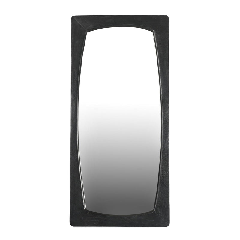 Spiegel Alain Black Zwart 53 cm 53x3x113 cm-Spiegels-Livingfurn