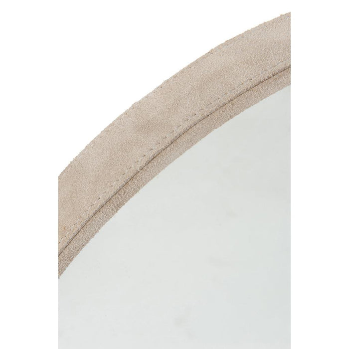 Spiegel Beige Glas Rond 40 cm-Spiegels-J-Line