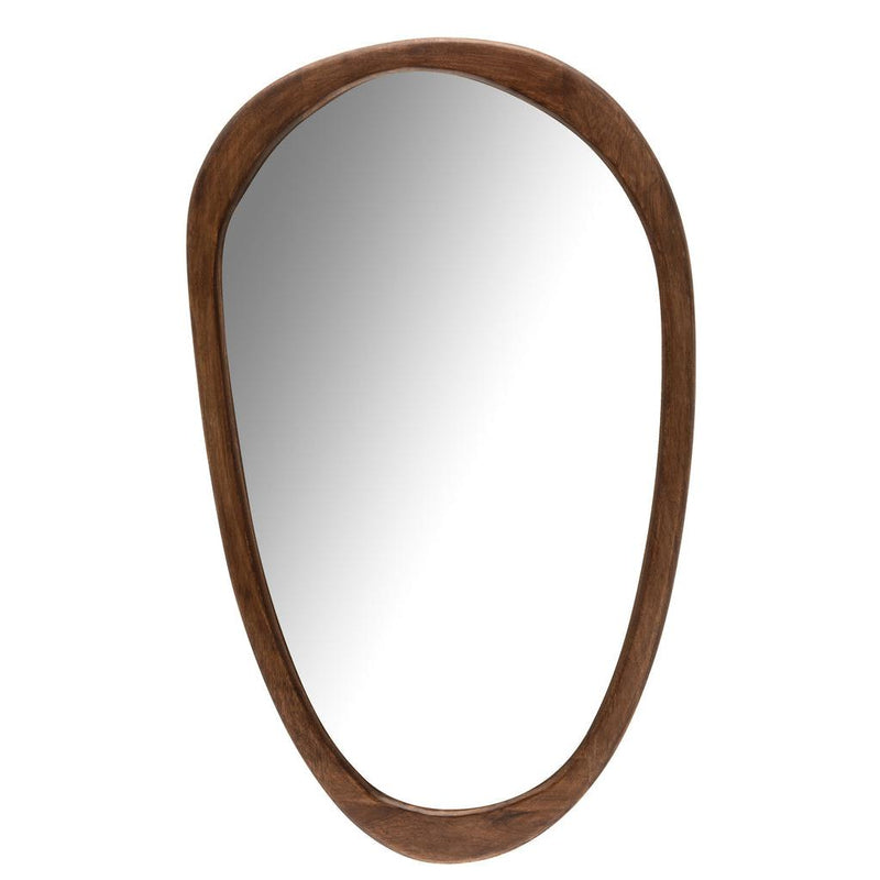 Spiegel Bruin Mangohout hout L 3.5x51x83 cm-Spiegels-J-Line