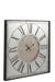 Spiegel Bruin Mdf Vierkant 100 cm 99.5x99.5x6.5 cm-Klokken-J-Line