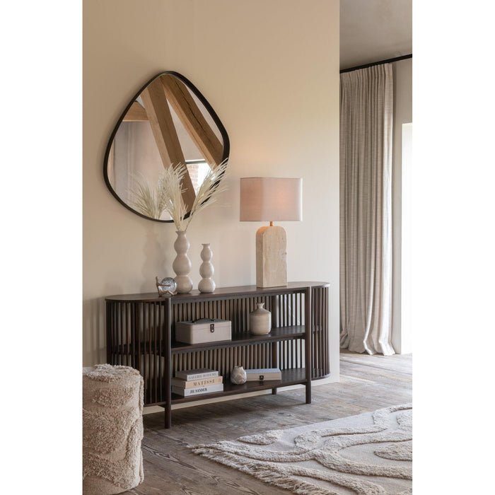 Spiegel Bruin Mirror L 79 cm-Spiegels-J-Line