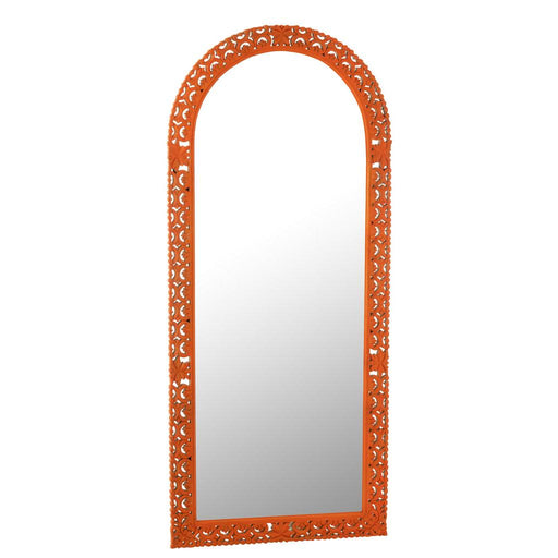 Spiegel Carved Mumbai Mangohout Hout Mix-Spiegels-J-Line