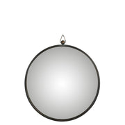 Spiegel Curved Metaal Zwart L 4x61x69 cm-Spiegels-J-Line
