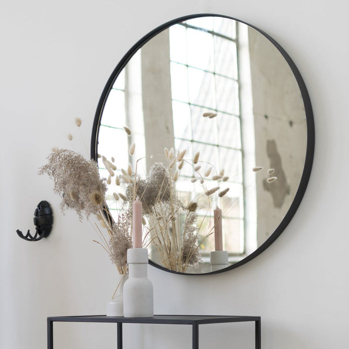 Spiegel DONNA 5 Rond Zwart 90cm Spinder Design-Spiegels-Spinder