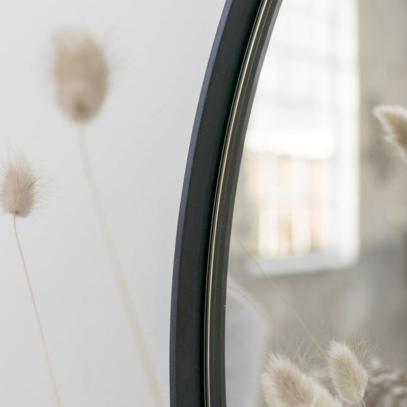 Spiegel DONNA 5 Rond Zwart 90cm Spinder Design-Spiegels-Spinder