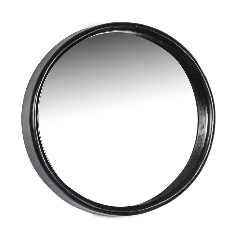 Spiegel Demy Black Zwart 80 cm 80x10x80 cm-Spiegels-Livingfurn