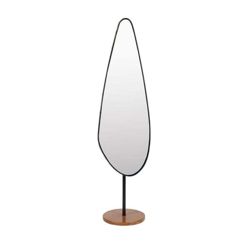 Spiegel Dropz Metaal Zwart 35x40 cm-Spiegels-Creating Home