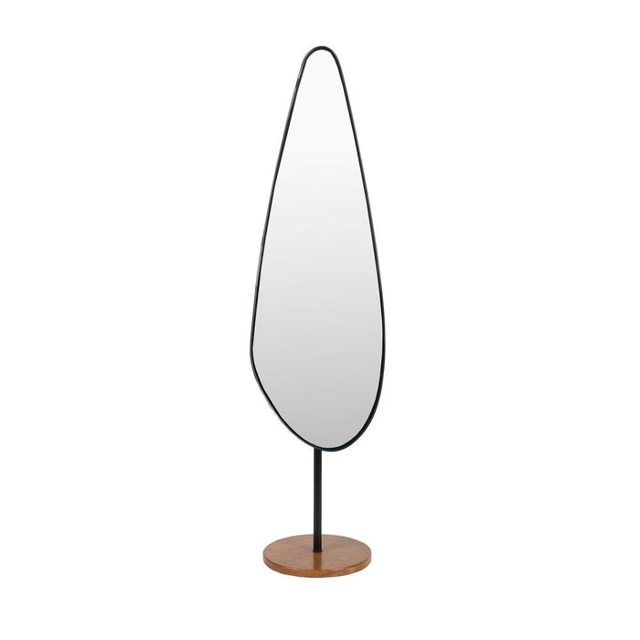 Spiegel Dropz Metaal Zwart 35x40 cm-Spiegels-Creating Home