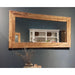Spiegel Erosie Teakhout Naturel hout 80x4 cm 13960-Spiegels-Livingfurn
