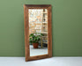 Spiegel Erosie Teakhout Naturel hout 80x4 cm-Spiegels-Livingfurn