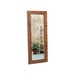 Spiegel Erosie Teakhout Naturel hout 80x4 cm-Spiegels-Livingfurn