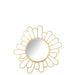 Spiegel Flower Metaal/Spiegel Goud 3x90x90 cm-Spiegels-J-Line