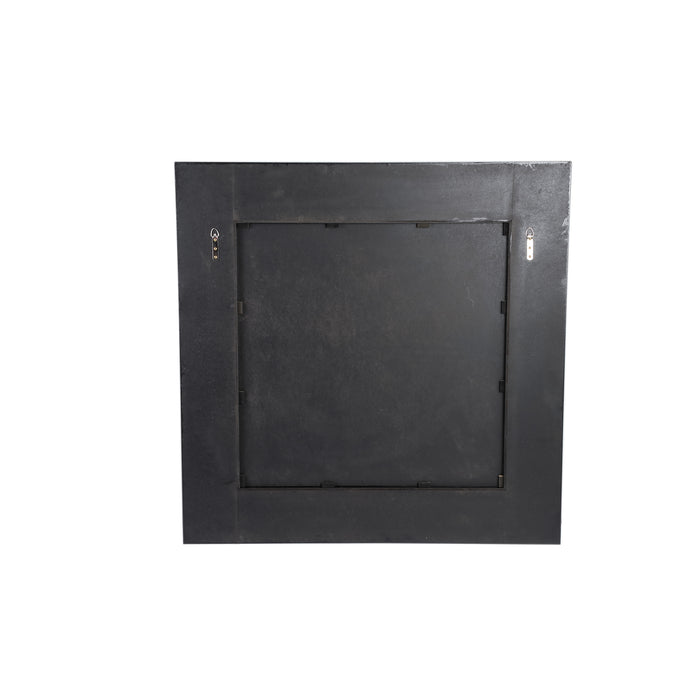 Spiegel Gezzy Braun Holzfurnier Spiegel Curl Rahmen Quadratisch