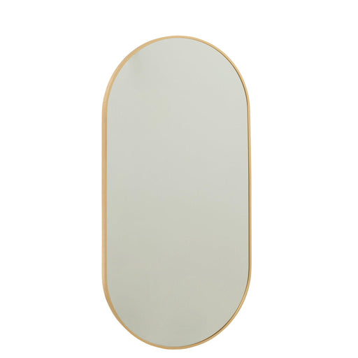 Spiegel Goud Aluminium Ovaal 100x50 cm-Spiegels-J-Line
