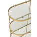 Spiegel Goud Mdf Ovaal 33x71 cm-Spiegels-J-Line