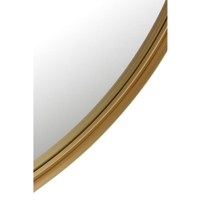Spiegel Goud Metaal Rond 110 cm 110x110x4 cm-Spiegels-J-Line