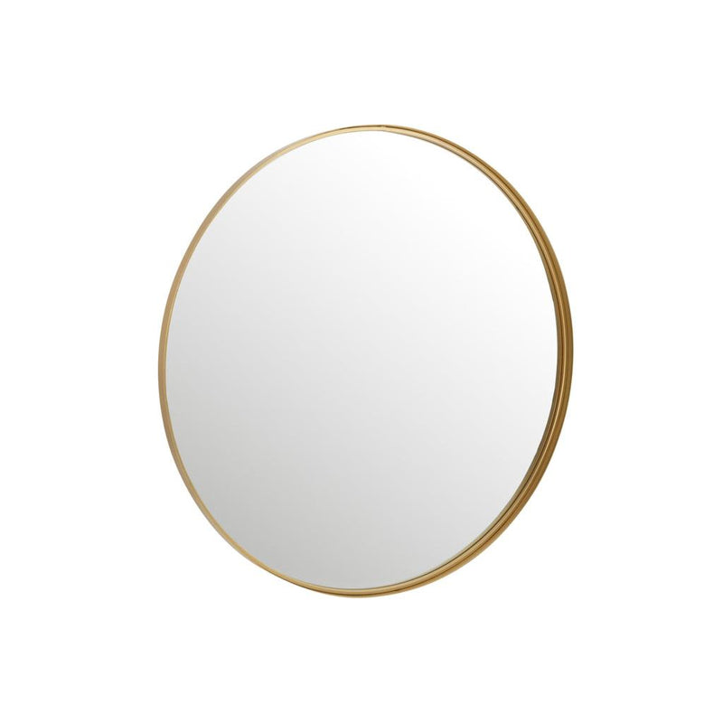 Spiegel Goud Metaal Rond 110 cm 110x110x4 cm-Spiegels-J-Line